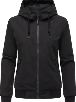 Ragwear Damen Übergangsjacke - Oggie in schwarz