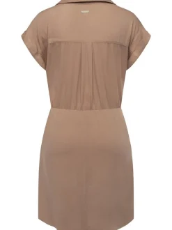 Ragwear Damen Blusenkleid - Bahaya in beige