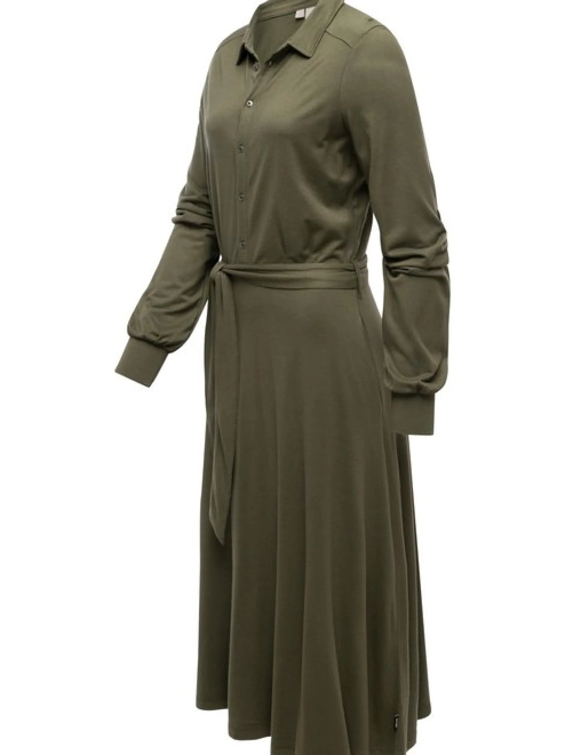 Ragwear Damen Blusenkleid - Plantee in oliv