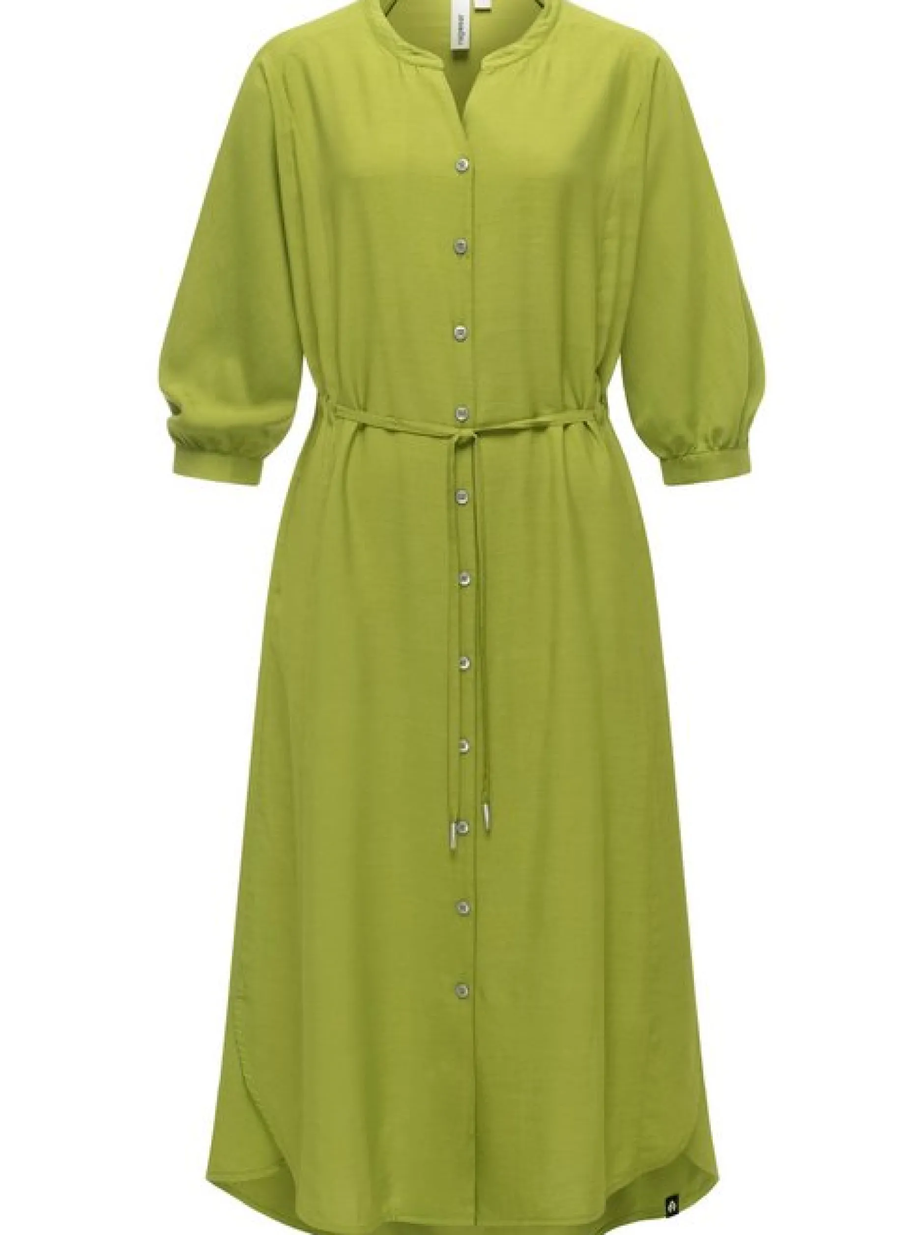 Ragwear Damen Blusenkleid - Trea in grün - Länge: mittel