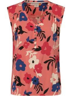 Ragwear Damen Blusentop - Saltty C in koralle royal