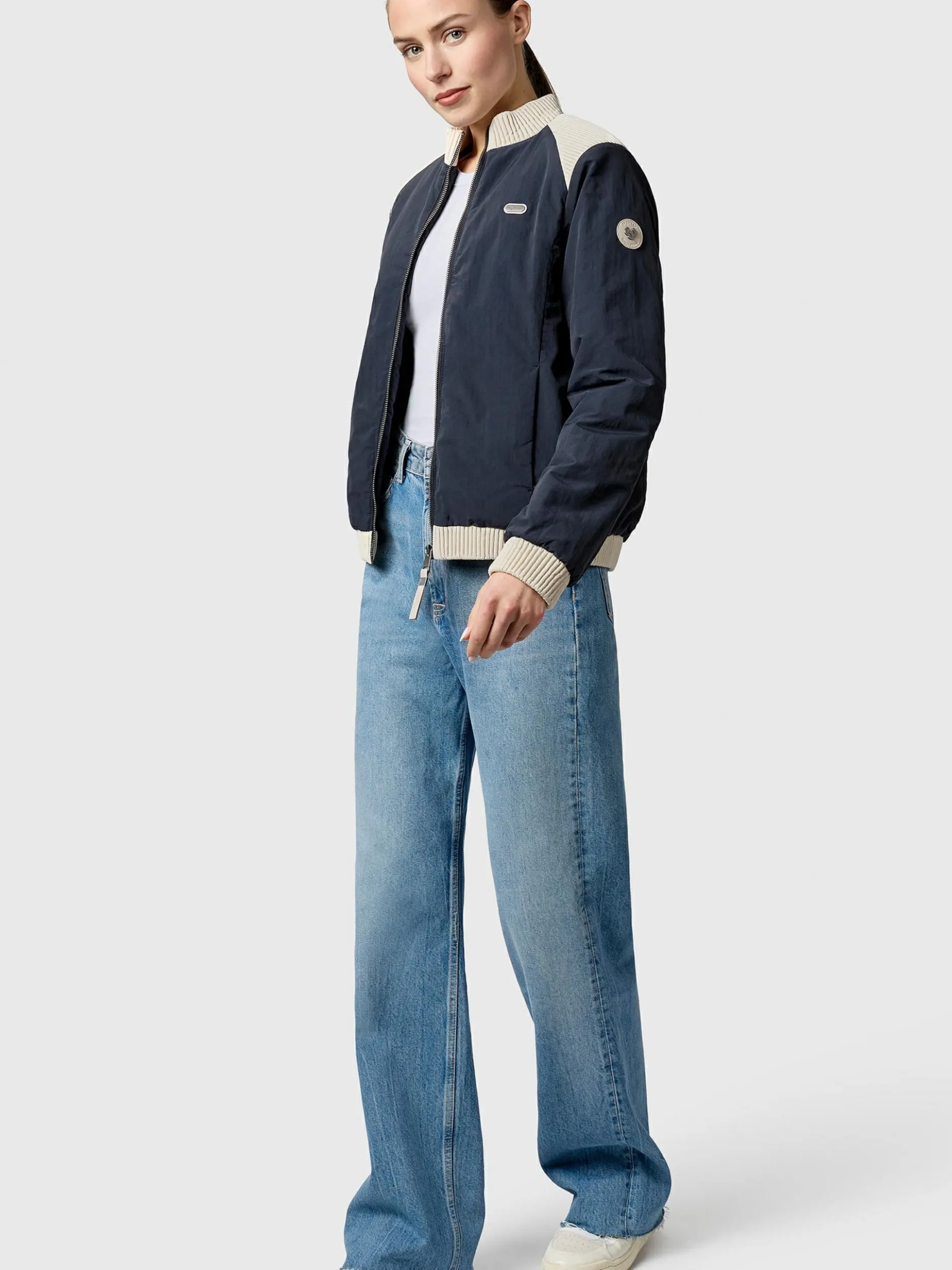 Ragwear Damen Bomberjacke - Chenna Warm YOUMODO in marine