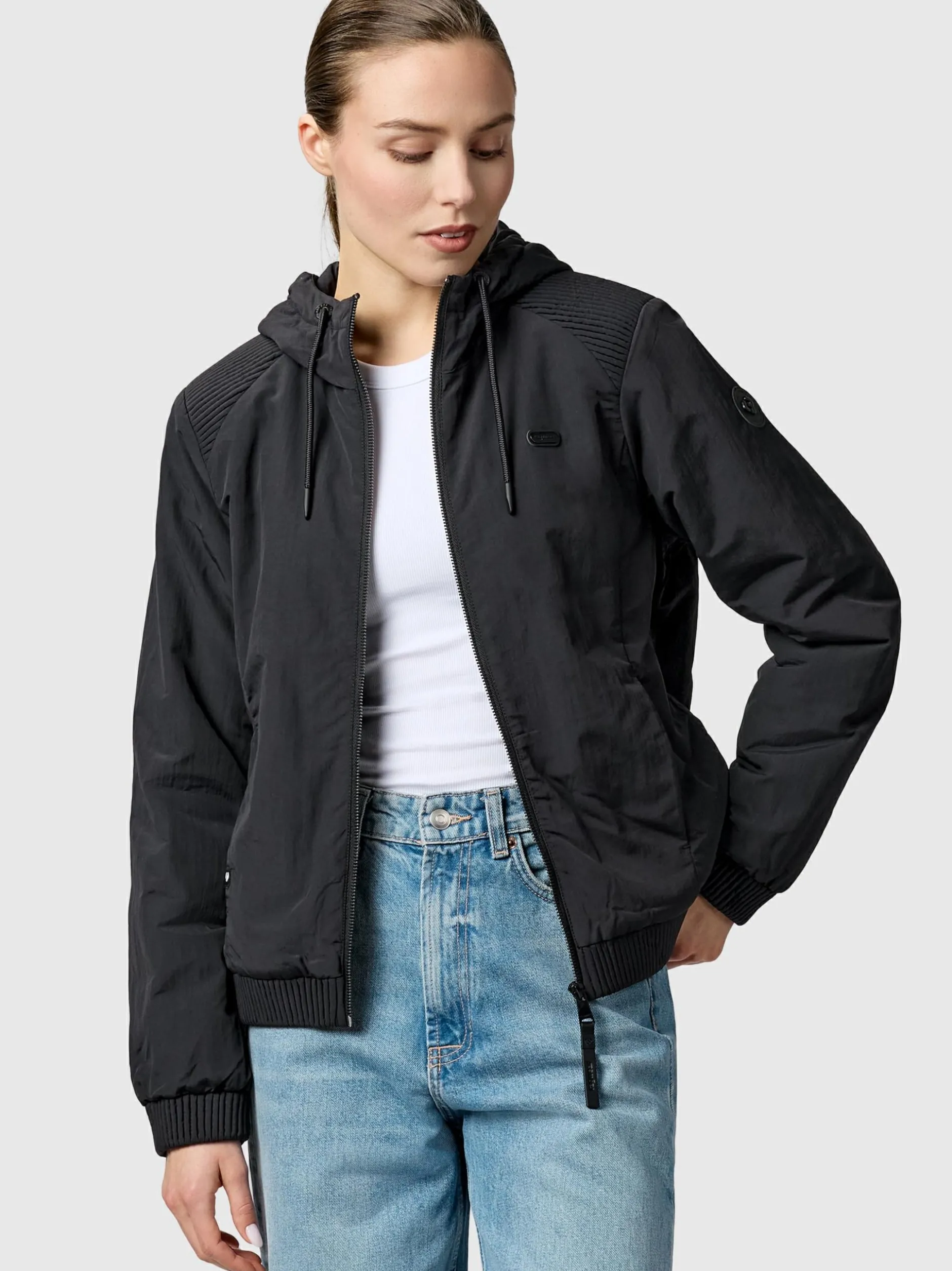 Ragwear Damen Bomberjacke - Chinta Warm YOUMODO in schwarz