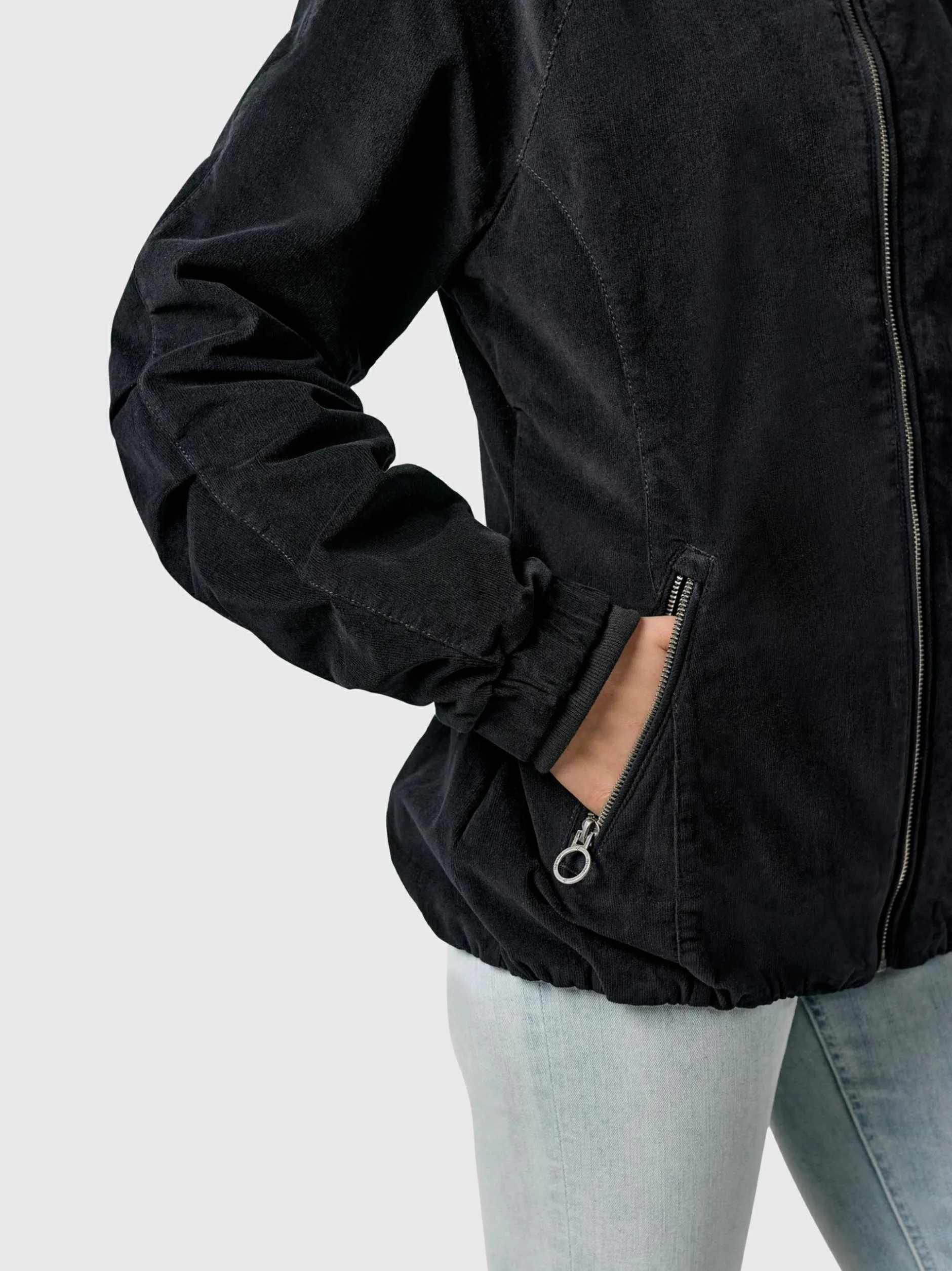 Ragwear Damen Bomberjacke - Dizzie Cordy YOUMODO in schwarz
