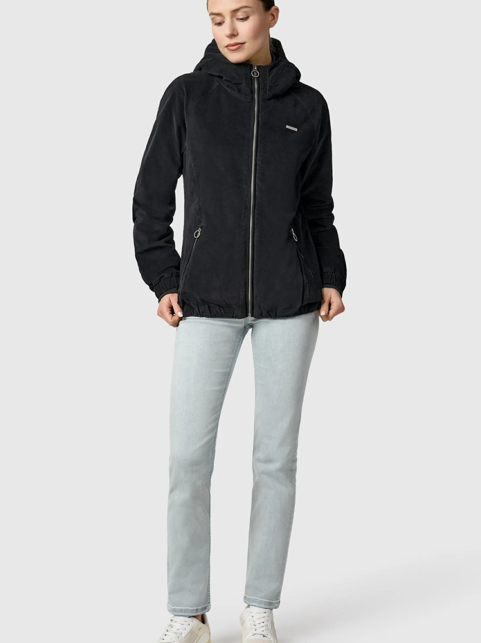 Ragwear Damen Bomberjacke - Dizzie Cordy YOUMODO in schwarz