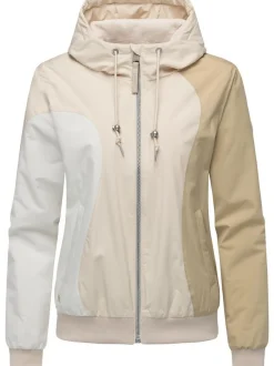 Ragwear Damen Bomberjacke - Oggie Block Warm YOUMODO in ecru