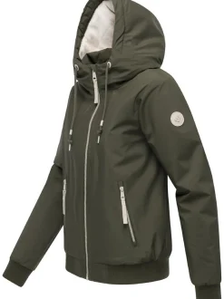 Ragwear Damen Bomberjacke - Oggie Warm YOUMODO in oliv