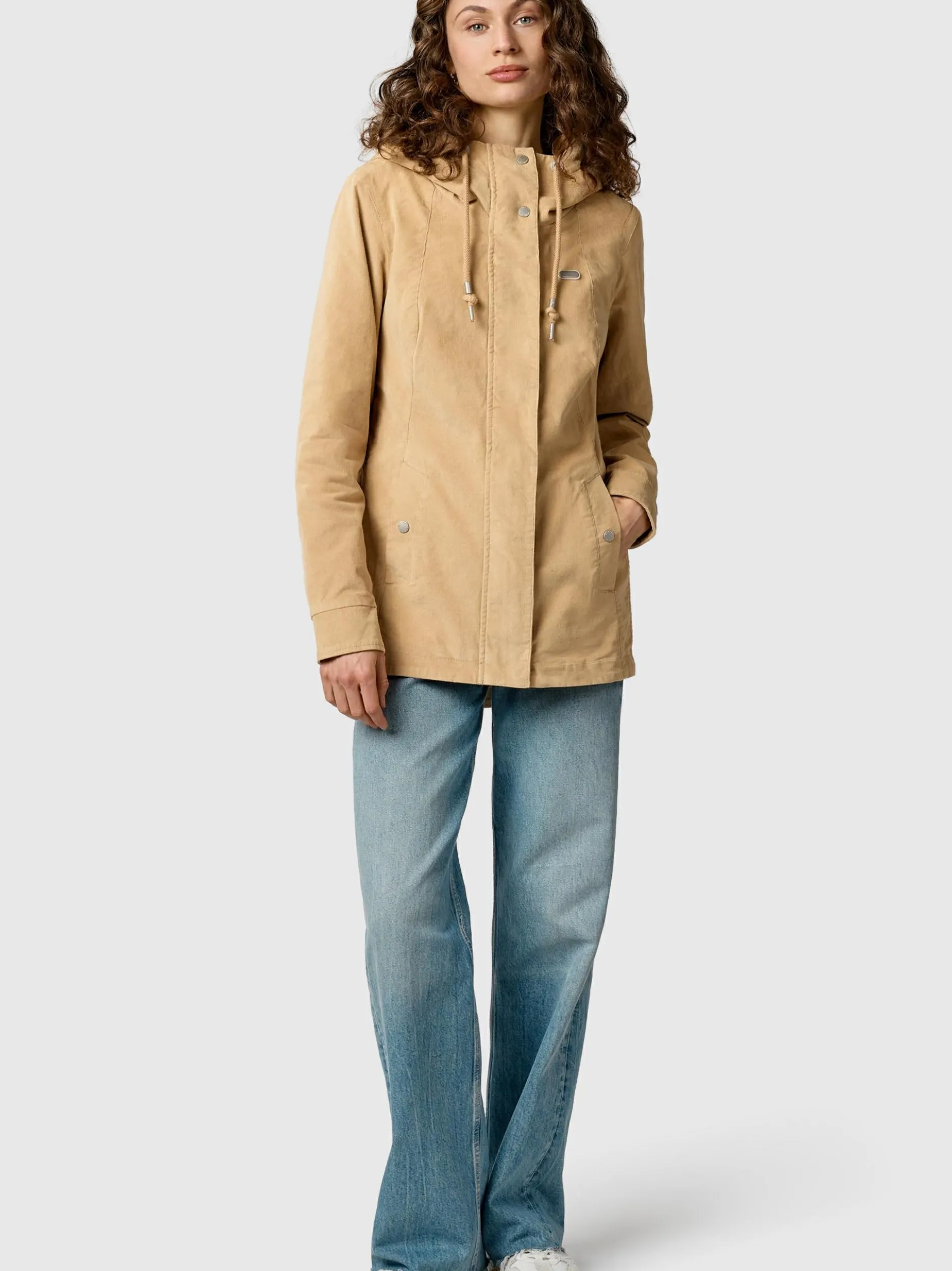 Ragwear Damen Cordjacke - Alvena Cordy YOUMODO in sand