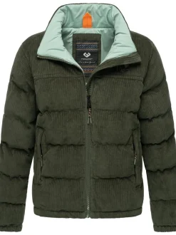 Ragwear Damen Cordjacke - Uxia in oliv