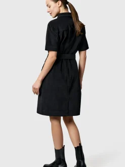 Ragwear Damen Cordkleid - YOUMODO in schwarz