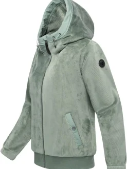 Ragwear Damen Fleecejacke - Cousy Short Bonded in schilf