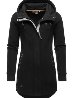 Ragwear Damen Fleecejacke - Letti Fleece in schwarz