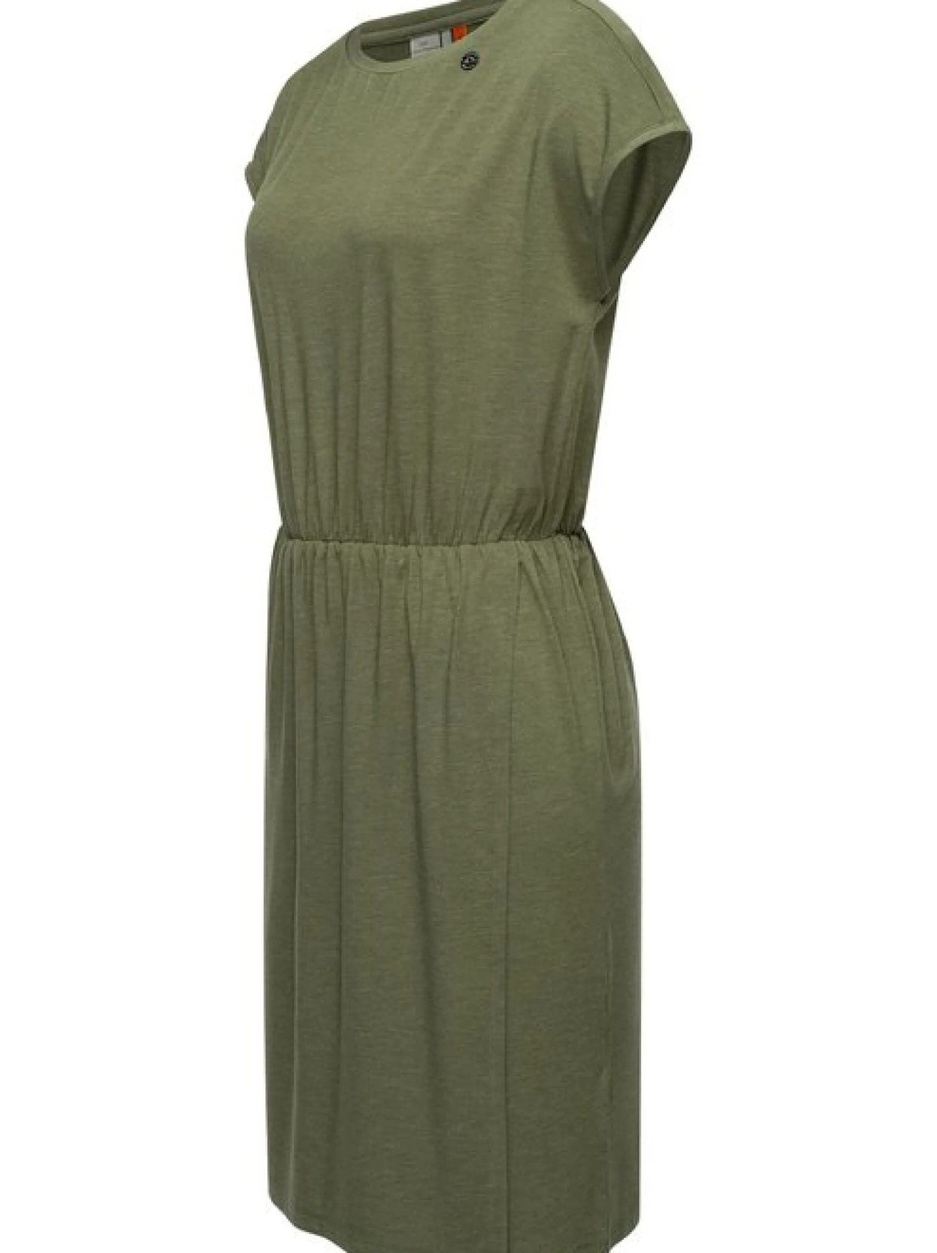 Ragwear Damen Jerseykleid - Copr in oliv - Länge: mittel