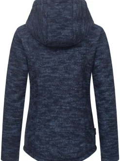 Ragwear Damen Kapuzenstrickjacke - Lyshka Melange in marine