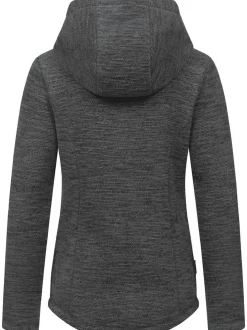 Ragwear Damen Kapuzenstrickjacke - Lyshka Melange in grau