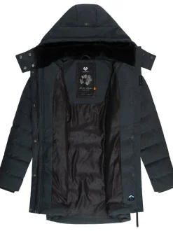 Ragwear Damen Kurzmantel - Ashanta in grau