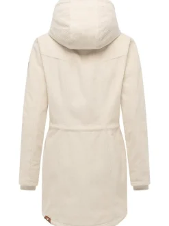 Ragwear Damen Kurzmantel - Ellsie Cordy YOUMODO in ecru