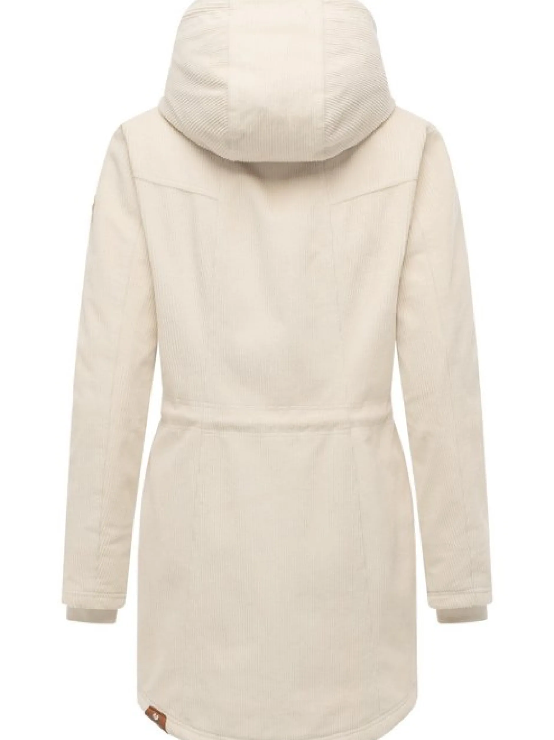 Ragwear Damen Kurzmantel - Ellsie Cordy YOUMODO in ecru