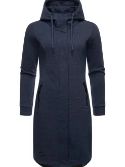 Ragwear Damen Kurzmantel - Letti Long in marine