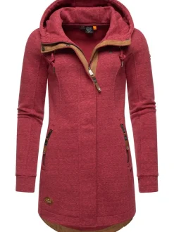 Ragwear Damen Langjacke - Letty Intl. in himbeer