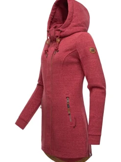 Ragwear Damen Langjacke - Letty Intl. in himbeer