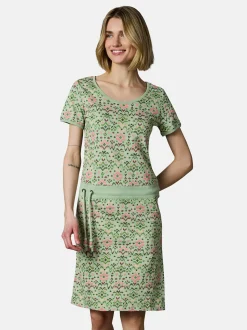 Ragwear Damen Minikleid - Baomi in grün - Länge: kurz