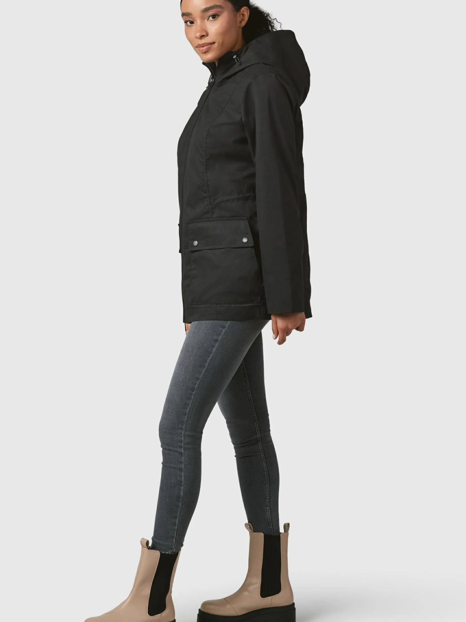 Ragwear Damen Outdoorjacke - Monadetta B in schwarz
