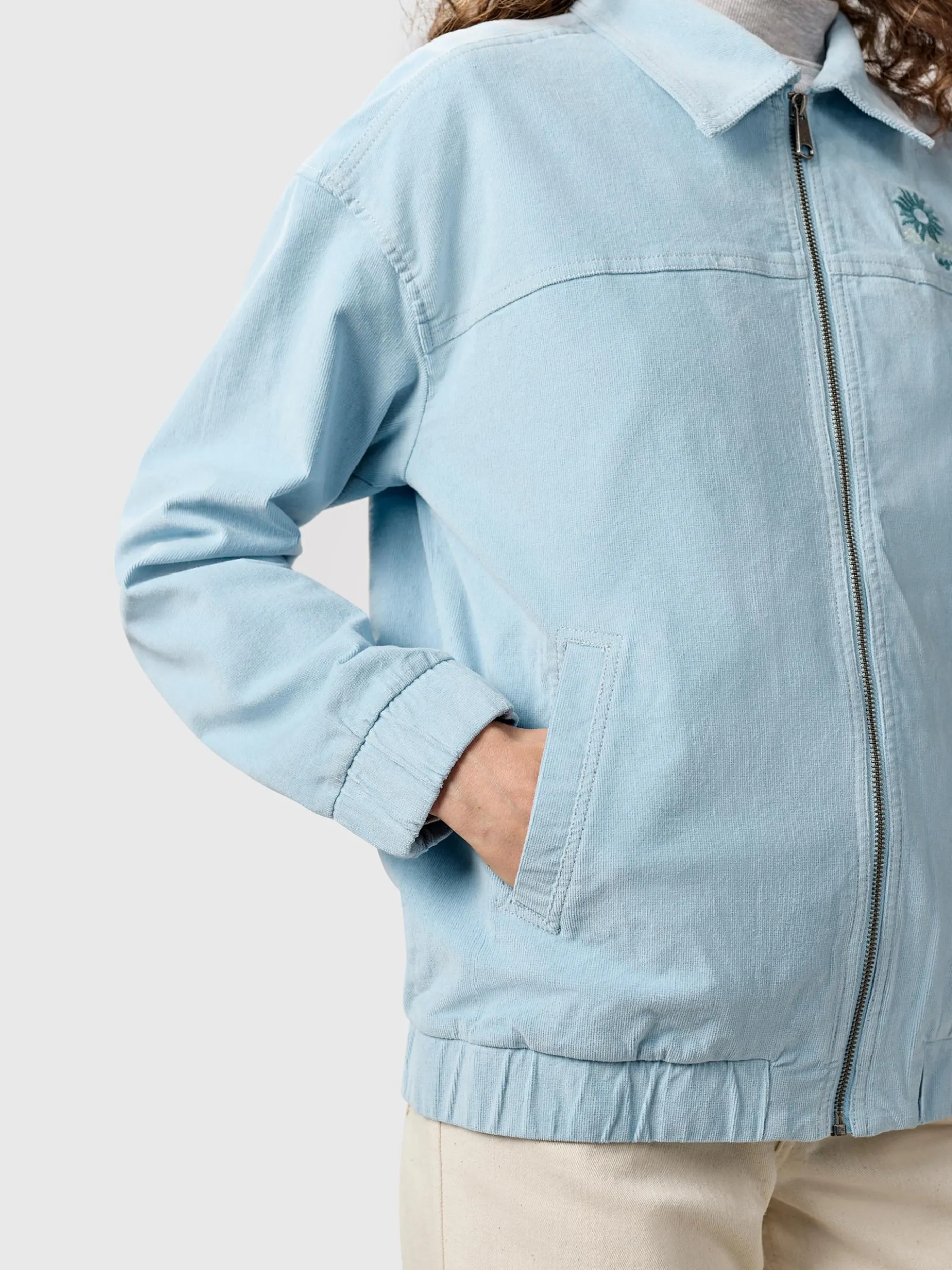 Ragwear Damen Outdoorjacke - Melvene Cordy in blau