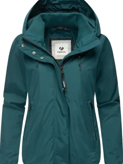 Ragwear Damen Outdoorjacke - Sunniva Light in petrol