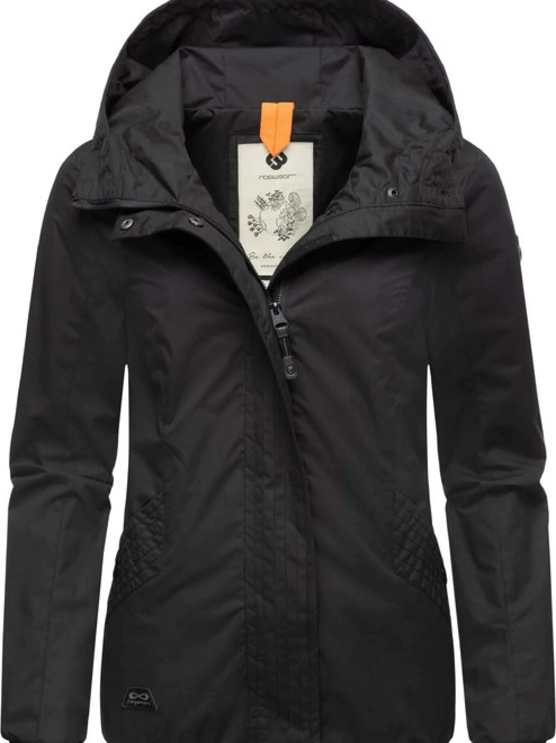 Ragwear Damen Outdoorjacke - Vannesa in schwarz