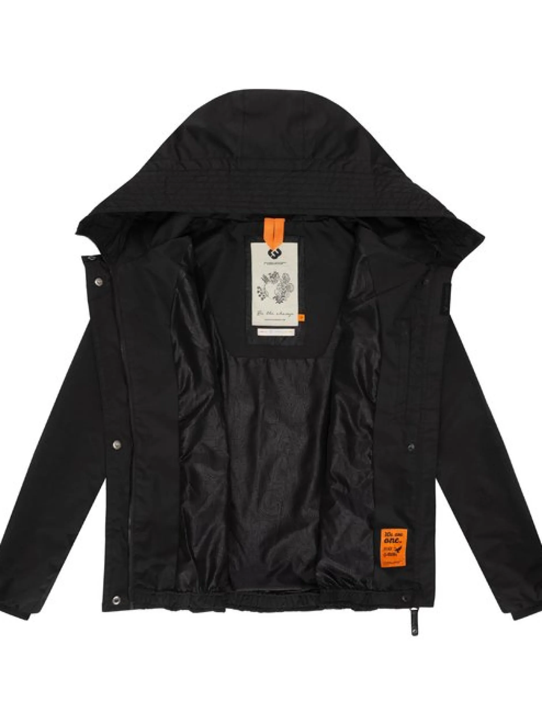 Ragwear Damen Outdoorjacke - Vannesa in schwarz
