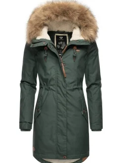 Ragwear Damen Parka - Tawny in grün