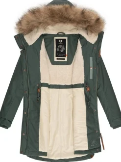Ragwear Damen Parka - Tawny in grün