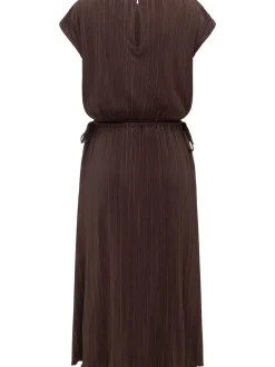 Ragwear Damen Plisseekleid - Galit YOUMODO in schoko