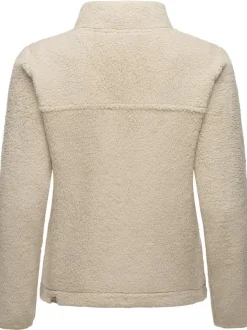 Ragwear Damen Plüschjacke - Alaris in ecru
