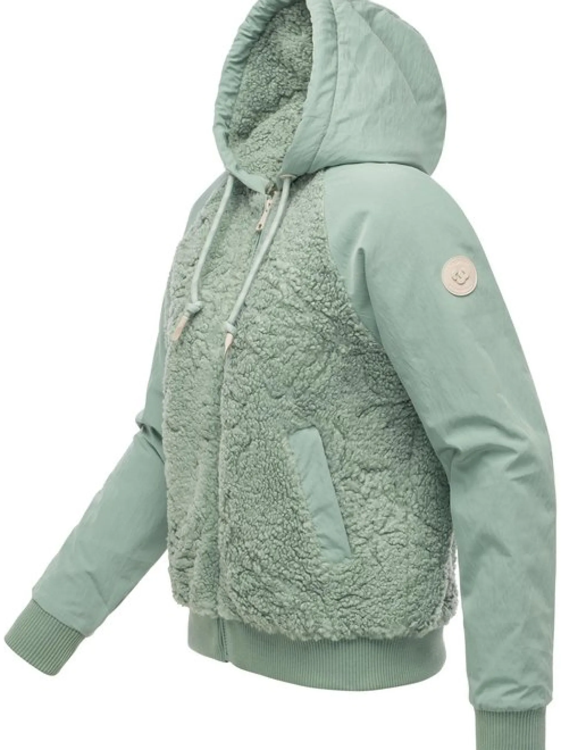 Ragwear Damen Plüschjacke - Talianita YOUMODO in grün