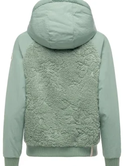 Ragwear Damen Plüschjacke - Talianita YOUMODO in grün
