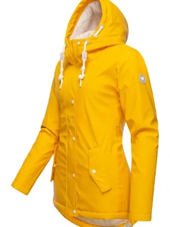 Ragwear Damen Regenjacke - Marge in gelb