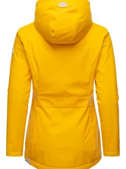 Ragwear Damen Regenjacke - Marge in gelb