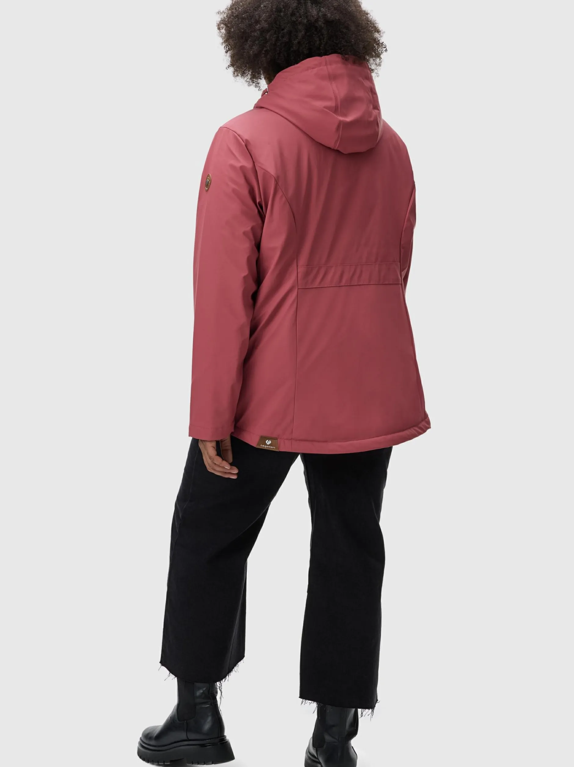 Ragwear Damen Regenjacke - Marge in rosa