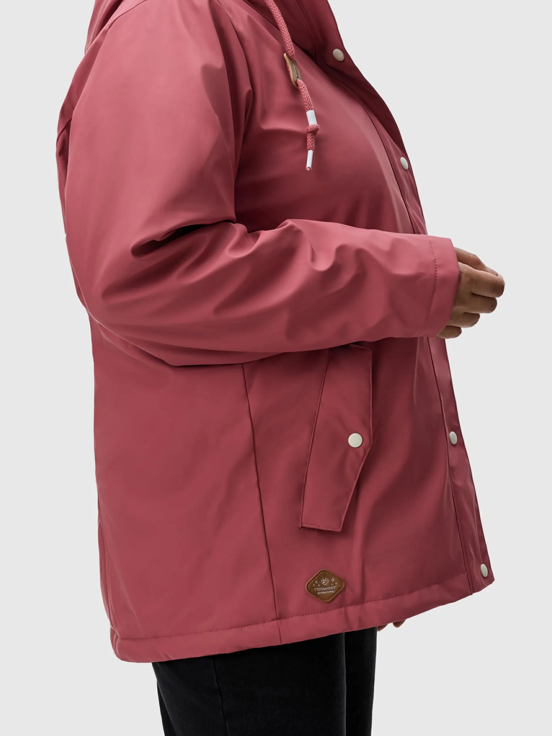 Ragwear Damen Regenjacke - Marge in rosa