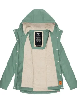Ragwear Damen Regenjacke - Marge in grün