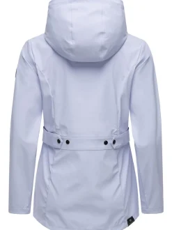Ragwear Damen Regenjacke - YM-Marge in hellblau