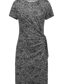 Ragwear Damen Shirtkleid - Knotta Print in marine