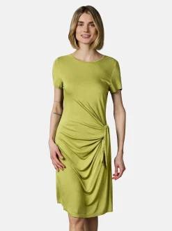 Ragwear Damen Shirtkleid - Knotta in grün - Länge: kurz