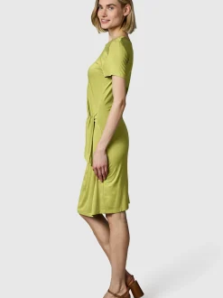 Ragwear Damen Shirtkleid - Knotta in grün - Länge: kurz