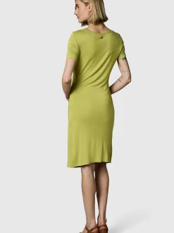 Ragwear Damen Shirtkleid - Knotta in grün - Länge: kurz