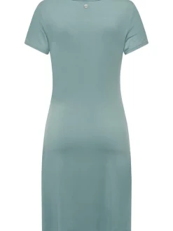 Ragwear Damen Shirtkleid - Knotta in aqua - Länge: kurz