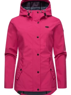 Ragwear Damen Softshelljacke - Margge Shell in pink