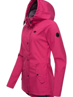 Ragwear Damen Softshelljacke - Margge Shell in pink